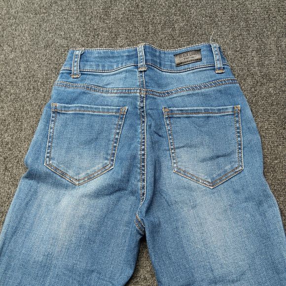 Black Label C'Est Toi Jeans‎ Women 0 / Waist 25 Blue Skinny Raw Hem - Picture 4 of 12